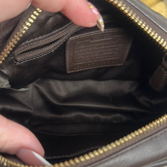 COACH Campbell Leather Camera Bag Crossbody Brown F25150 - Picture 8 of 9